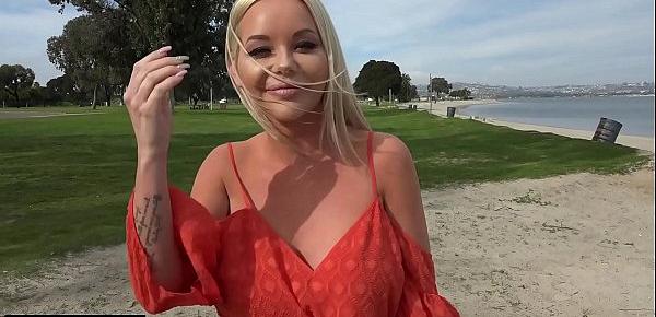  Rachele Richey loves to flash her giant titties in public!